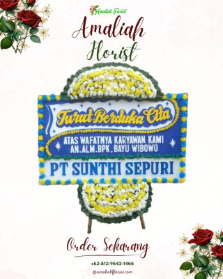 Papan Bunga Duka di Sudimoro